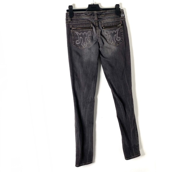 MEK Denim Ulan-Bator Cigarette Leg Grey Black Jeans - Picture 7 of 11